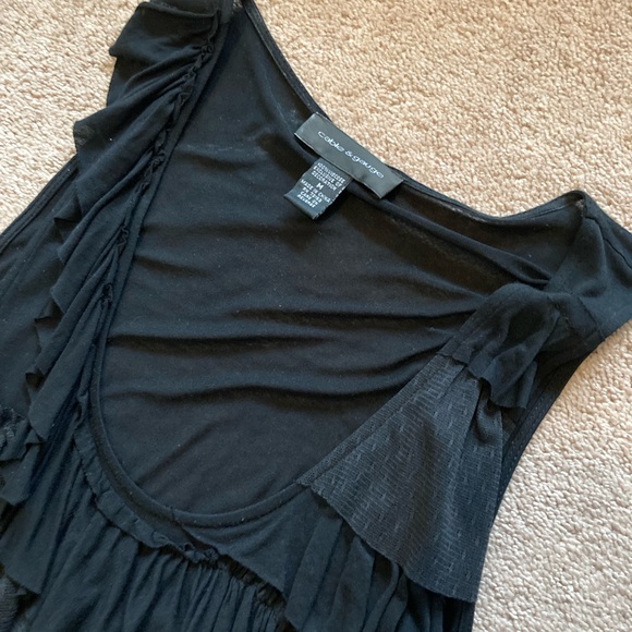 Black Ruffle Tank Top 🖤✨🖤✨ - Picture 5 of 8